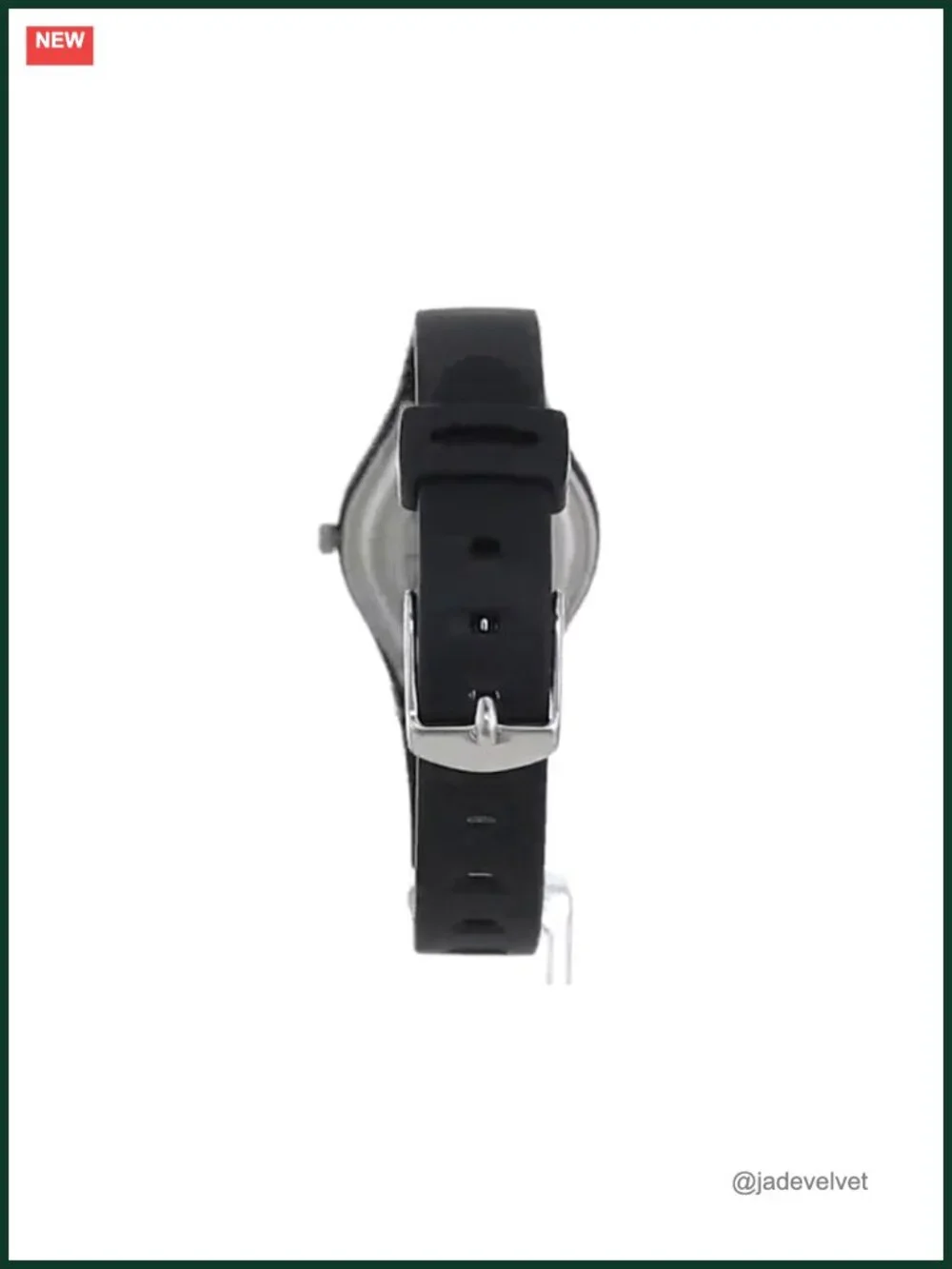 Easy to Read Resin Strap Watch with Luminous Hands, 100M Water Resistant